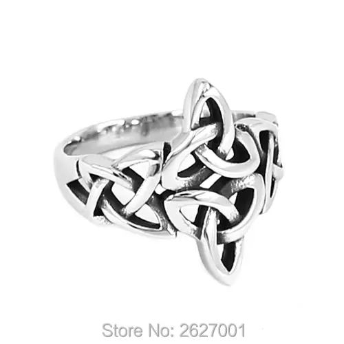 Wholesale Silver Celtic Knot Ring Stainless Steel Jewelry Claddagh Style Fashion Motor Biker Women Ring SWR0637
Wholesale Silver Celtic Knot Ring Stainless Steel Jewelry Claddagh Style Fashion Motor Biker Women Ring SWR0637