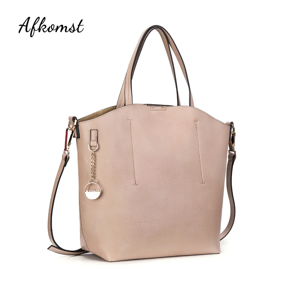 Women Bag Solid Color Simple Handbag Beige High Quality PU Leather Large Capacity Shoulder Bag Messenger Bag WDS629
Women Bag Solid Color Simple Handbag Beige High Quality PU Leather Large Capacity Shoulder Bag Messenger Bag WDS629