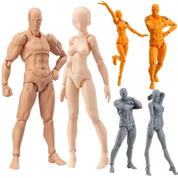 2 Pcs/Set Toy artist Art painting Anime model doll Mannequin Art Sketch Draw Human body doll home decoration accessories model
2 Pcs/Set Toy artist Art painting Anime model doll Mannequin Art Sketch Draw Human body doll home decoration accessories model