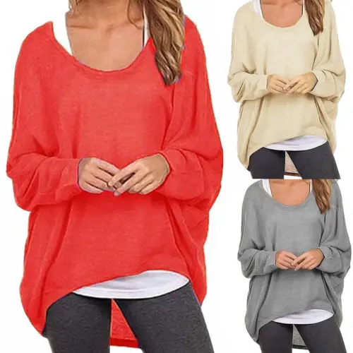 Hot Fashion Women's Loose Long Sleeve Cotton T-Shirts Tops Soft Casual Ladies Tops Tees T-shirt
Hot Fashion Women's Loose Long Sleeve Cotton T-Shirts Tops Soft Casual Ladies Tops Tees T-shirt