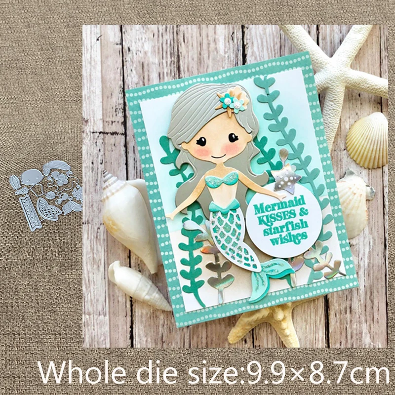 New Design Craft Metal Cutting Die die cuts Aquatic mermaid decoration scrapbook Album Paper Card Craft Embossing die cuts
New Design Craft Metal Cutting Die die cuts Aquatic mermaid decoration scrapbook Album Paper Card Craft Embossing die cuts