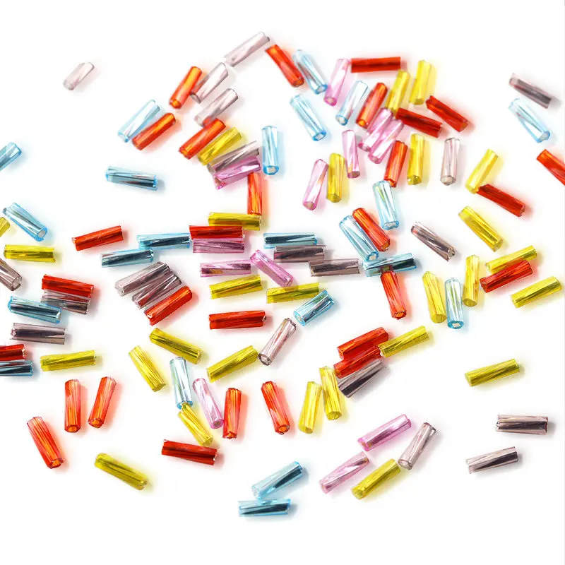 2x6.5mm 30g/pack Tube Crystal Beads Colorful Glass Beads Loose Spacer Beads for bracelet Necklace Making Jewelry Findings
2x6.5mm 30g/pack Tube Crystal Beads Colorful Glass Beads Loose Spacer Beads for bracelet Necklace Making Jewelry Findings