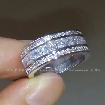 Sz5-11 Fashion jewelry 10kt white gold filled white 5A Cubic Zirconia Simulated stones engagement Wedding Women Ring gift
Sz5-11 Fashion jewelry 10kt white gold filled white 5A Cubic Zirconia Simulated stones engagement Wedding Women Ring gift