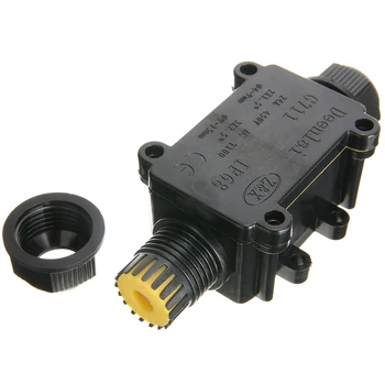 New 2 Way Plastic Waterproof Electrical Junction Box Cable Connector Wire IP68 Cable Protection For Outdoor Underground
New 2 Way Plastic Waterproof Electrical Junction Box Cable Connector Wire IP68 Cable Protection For Outdoor Underground