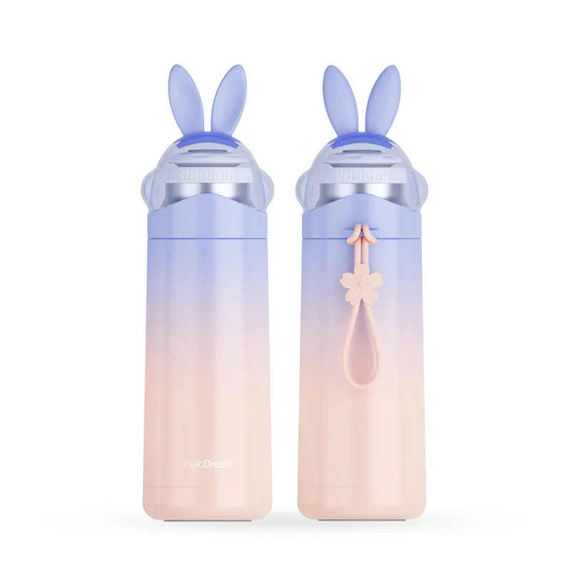 Cute Rabbit Gradient Color Vacuum Water Bottle Insulated Thermos Flask Stainless steel Coffee Mug Female Portable Water Bottles
Cute Rabbit Gradient Color Vacuum Water Bottle Insulated Thermos Flask Stainless steel Coffee Mug Female Portable Water Bottles