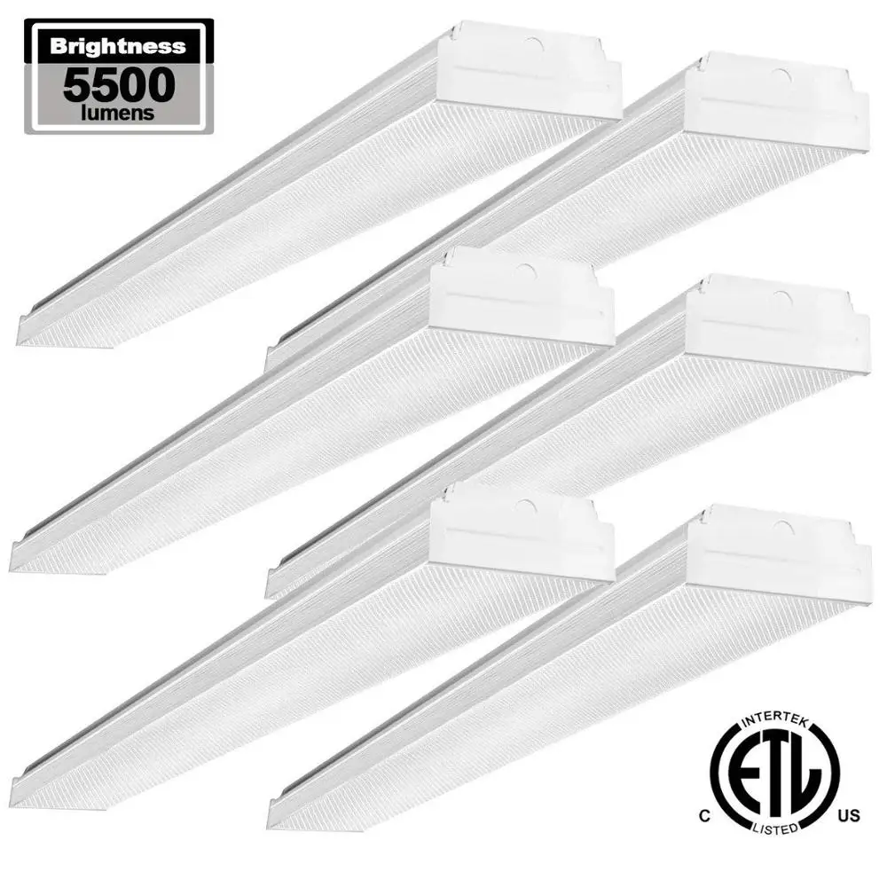 AntLux 4" LED Shop Lights LED Wraparound Tube Light Fixture 2 LED Strips 50W Linear Flush Mount Ceiling Lighting 50W for Garage
AntLux 4" LED Shop Lights LED Wraparound Tube Light Fixture 2 LED Strips 50W Linear Flush Mount Ceiling Lighting 50W for Garage