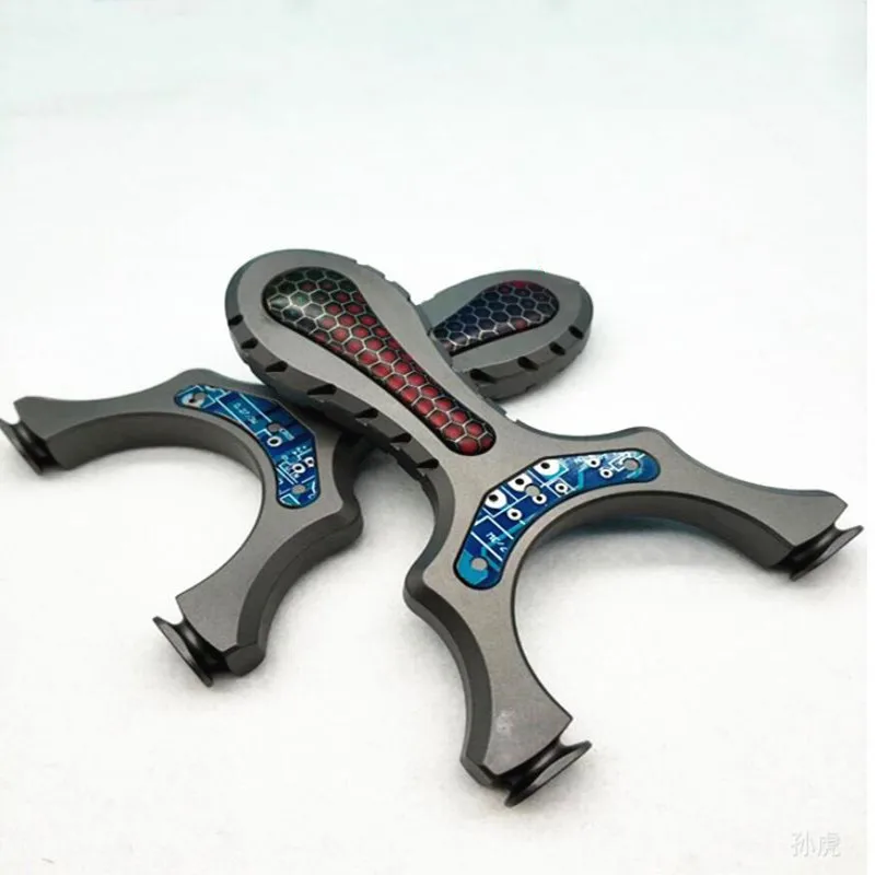 TC21 titanium alloy CNC flying tiger flat rubber band slingshot athletic shooting fishing slingshot outdoor hunting catapult bow
TC21 titanium alloy CNC flying tiger flat rubber band slingshot athletic shooting fishing slingshot outdoor hunting catapult bow