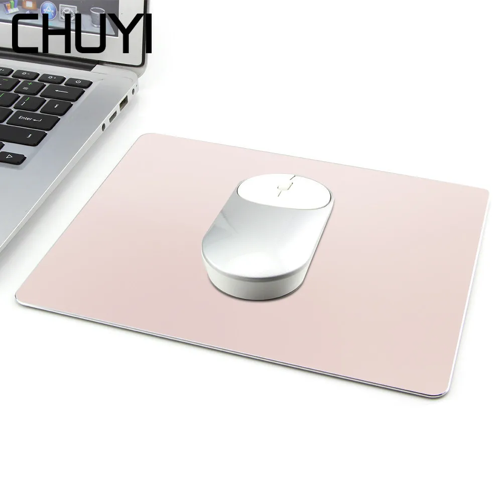 300x240mm Aluminum Alloy Mousepad Game Metal Super Smooth Mouse Pad Black