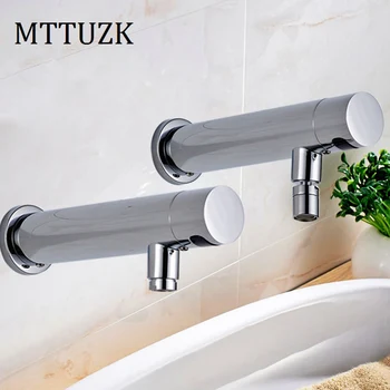 MTTUZK Brass Infrared Free Touchless Basin Sensor Faucet Wall Mounted Sensor Tap Electric Automatic Infrared Sensor tap 1pcs/lot
MTTUZK Brass Infrared Free Touchless Basin Sensor Faucet Wall Mounted Sensor Tap Electric Automatic Infrared Sensor tap 1pcs/lot