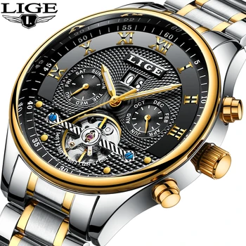 LIGE Watches Men's Automatic Machinery Business Waterproof Clocks Men's Watches Luxury Fashion Casual Watch Relogio Masculino
LIGE Watches Men's Automatic Machinery Business Waterproof Clocks Men's Watches Luxury Fashion Casual Watch Relogio Masculino