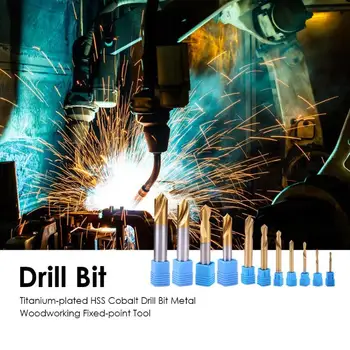 Titanium-plated HSS Cobalt Drill Bit Electric Drill Metal Hole Grooving Drill Saw Carpenter Woodworking Fixed-point Tools
Titanium-plated HSS Cobalt Drill Bit Electric Drill Metal Hole Grooving Drill Saw Carpenter Woodworking Fixed-point Tools