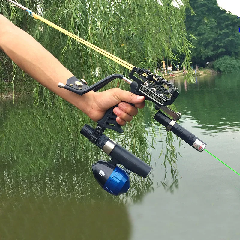 Powerful Laser Slingshot Black Red Hunting slingshot Fishing Catapult Fishing Bow Outdoor Powerful Slingshot Catapult Catch Fish
Powerful Laser Slingshot Black Red Hunting slingshot Fishing Catapult Fishing Bow Outdoor Powerful Slingshot Catapult Catch Fish