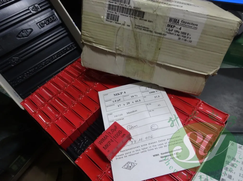 2018 hot sale 10pcs WIMA MKP4 series 1.0uF/1000V 1uf 1u0 105 new film capacitor 37.5MM free shipping
2018 hot sale 10pcs WIMA MKP4 series 1.0uF/1000V 1uf 1u0 105 new film capacitor 37.5MM free shipping