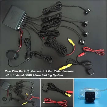 Car Reverse Parking Radar Sensors + Car Rear Camera = 2 in 1 Visual / BIBI Alarm Parking System For Honda Fit Sedan 2006~2012
Car Reverse Parking Radar Sensors + Car Rear Camera = 2 in 1 Visual / BIBI Alarm Parking System For Honda Fit Sedan 2006~2012