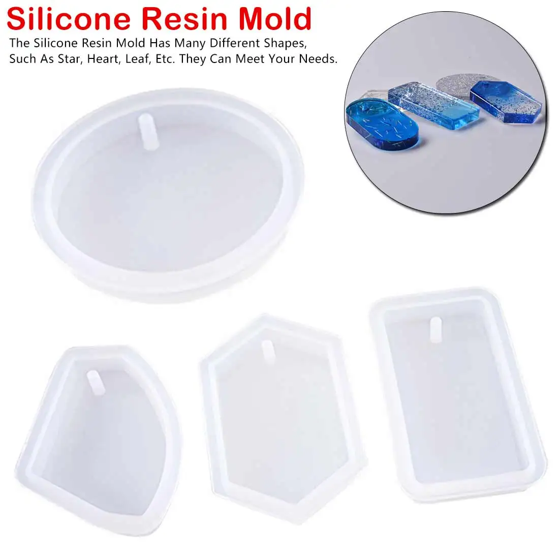 DIY Silicone Mold Craft Molds For Resin Necklace Pendant Jewelry Chic Making Tool
DIY Silicone Mold Craft Molds For Resin Necklace Pendant Jewelry Chic Making Tool