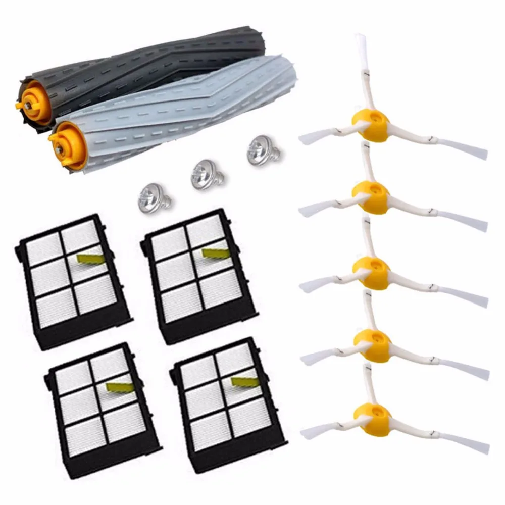 14Pcs/Lot Tangle-Free Debris Extractor Replacement Kit iRobot Roomba 800 900 series 870 880 980 Vacuum Robots accessory parts
14Pcs/Lot Tangle-Free Debris Extractor Replacement Kit iRobot Roomba 800 900 series 870 880 980 Vacuum Robots accessory parts