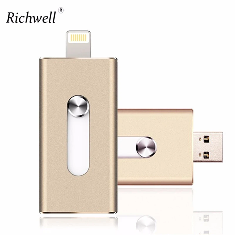 Richwell Pen Drive 32gb 64gb 128gb Usb Flash Drive 16GB 8GB OTG Memory Stick For Iphone 8/7/7 Plus/6S/6 Plus/5/5S//ipad & PC
Richwell Pen Drive 32gb 64gb 128gb Usb Flash Drive 16GB 8GB OTG Memory Stick For Iphone 8/7/7 Plus/6S/6 Plus/5/5S//ipad & PC