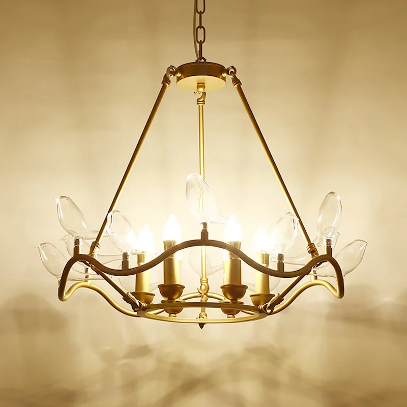 Glass bird 8 light Pendant Lamp Luxury gold metal Art E14 hanging by EXPRESS to Spain Ukraine Brazil France Netherlands
Glass bird 8 light Pendant Lamp Luxury gold metal Art E14 hanging by EXPRESS to Spain Ukraine Brazil France Netherlands