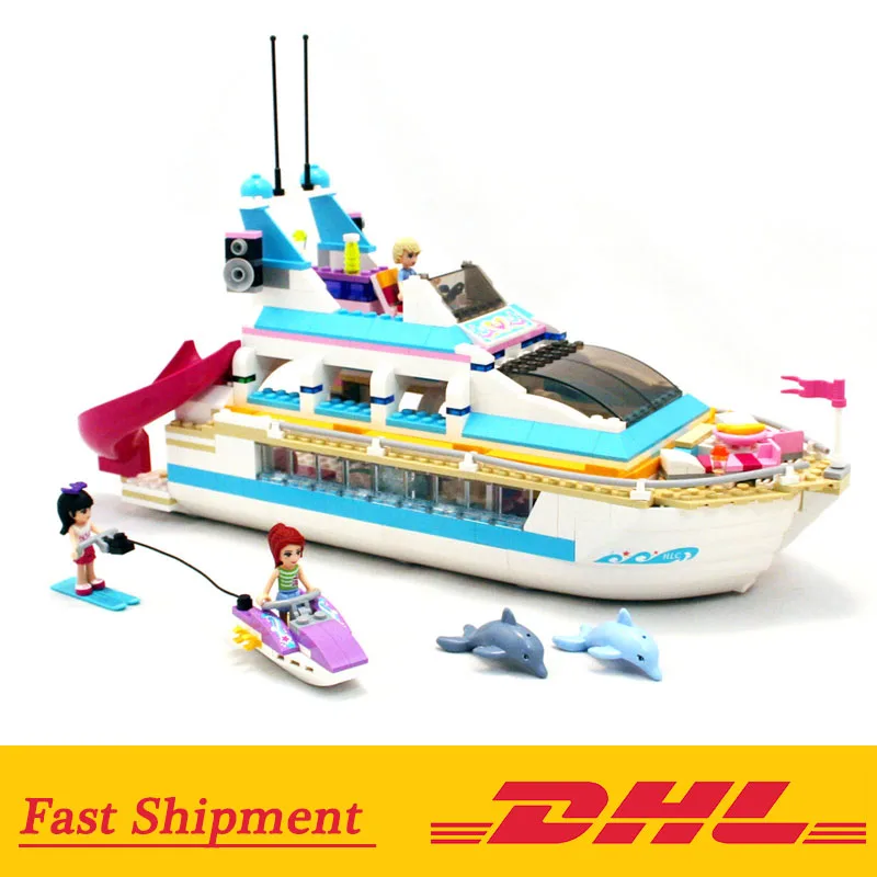 01044 618pcs building blocks Dolphin Cruiser Vessel Ship Compatible with Legoings Friends 41015 model toys for children
01044 618pcs building blocks Dolphin Cruiser Vessel Ship Compatible with Legoings Friends 41015 model toys for children