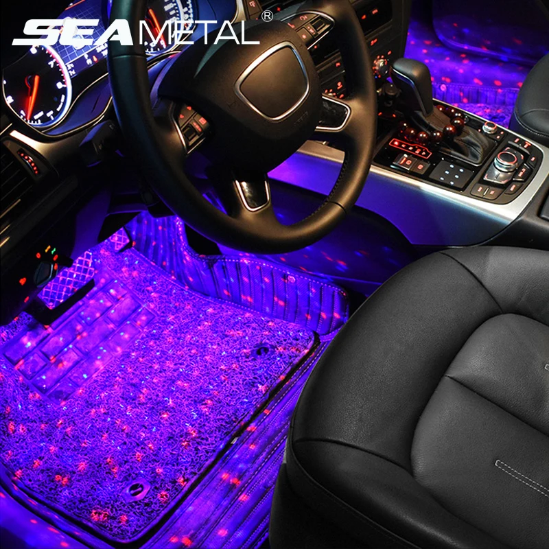 Car Atmosphere Lights Universal Interior Floor Lamps Universal LED USB Ambient Lamp Decoration Remote Control Auto Accessories
Car Atmosphere Lights Universal Interior Floor Lamps Universal LED USB Ambient Lamp Decoration Remote Control Auto Accessories