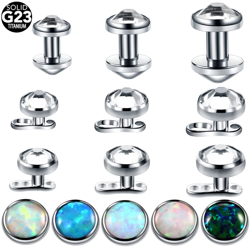 10pcs/lot G23 Titanium Micro Dermal Anchor Top Set with Base Dermal Piercing Hide in Skin Dermal Rings Piercings Body Jewelry
10pcs/lot G23 Titanium Micro Dermal Anchor Top Set with Base Dermal Piercing Hide in Skin Dermal Rings Piercings Body Jewelry