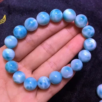 Genuine Natural Blue Larimar Bracelet Women Men Stretch Crystal Round Beads Natural Stone Bracelet AAAAA 10.5mm Certificate
Genuine Natural Blue Larimar Bracelet Women Men Stretch Crystal Round Beads Natural Stone Bracelet AAAAA 10.5mm Certificate