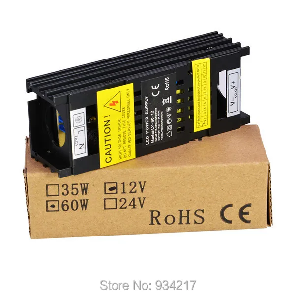 6PCS AC 220V to DC 12VDC 35W LED Driver Small Switching LED Power Supply for Led Strip Transformers Black Unit
6PCS AC 220V to DC 12VDC 35W LED Driver Small Switching LED Power Supply for Led Strip Transformers Black Unit