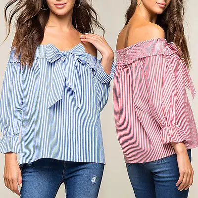 Sexy Blouse Fashion Women 2018 Summer Loose Casual Off Shoulder Shirt Crop Tops Blouse Ladies Top
Sexy Blouse Fashion Women 2018 Summer Loose Casual Off Shoulder Shirt Crop Tops Blouse Ladies Top