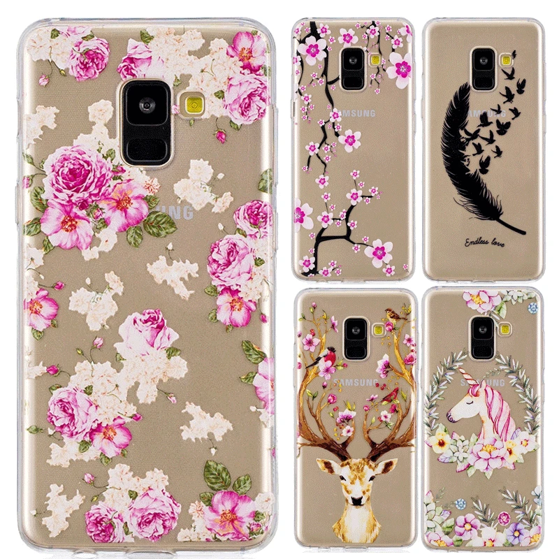 Cute Flowers Print Clear TPU Soft Silicone Cover Phone Cases For Samsung Galaxy S9 Plus A5 A8 Plus J2 Pro 2018 Back Protect Capa
Cute Flowers Print Clear TPU Soft Silicone Cover Phone Cases For Samsung Galaxy S9 Plus A5 A8 Plus J2 Pro 2018 Back Protect Capa