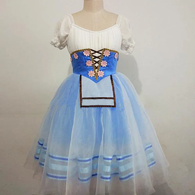 Charming Peasant Romantic Tutu Professional Ballet Long Tutu Blue Repertoire Variations Giselle Ballet Costume
Charming Peasant Romantic Tutu Professional Ballet Long Tutu Blue Repertoire Variations Giselle Ballet Costume