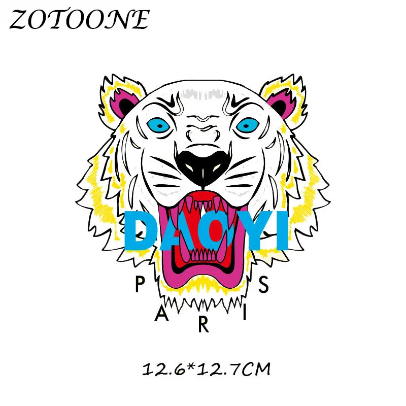 Parches Fashion Tiger Patch Heat Transfer Patch Iron on Patches for Clothes Beaded Applique Clothes DIY Accessory Decoration C
Parches Fashion Tiger Patch Heat Transfer Patch Iron on Patches for Clothes Beaded Applique Clothes DIY Accessory Decoration C