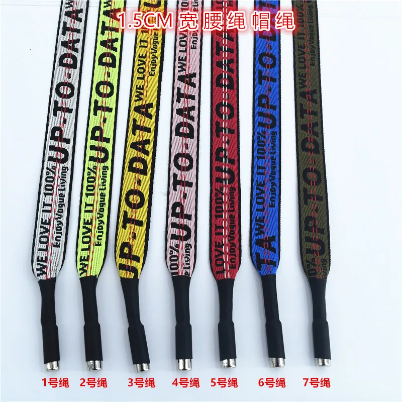 New 1.5CM up to data letters rope sweatshirt hood cord dress DrawString jacquard letter webbing hat rope
New 1.5CM up to data letters rope sweatshirt hood cord dress DrawString jacquard letter webbing hat rope