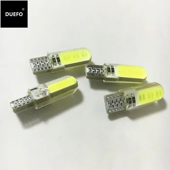 100PCS T10 W5W LED car interior bulb cob silicone shell marker lamp 12V 501 wedge parking dome light auto lada car styling 100X
100PCS T10 W5W LED car interior bulb cob silicone shell marker lamp 12V 501 wedge parking dome light auto lada car styling 100X