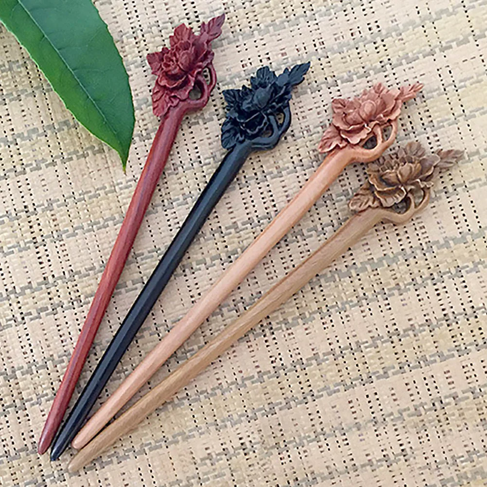 FORSEVEN Magnolia Flower Wooden Hair Pins Red Sandalwood Wood Hair Sticks Carved Peony Headpiece Hair Jewelry Accessories JL
FORSEVEN Magnolia Flower Wooden Hair Pins Red Sandalwood Wood Hair Sticks Carved Peony Headpiece Hair Jewelry Accessories JL