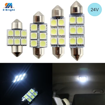 YM E-Bright 100PCS White 24V DC 5050 6 SMD c5w 31mm 36mm 39mm 41mm Festoon Dome LED Light Bulbs Indicator Light Auto Roof Bulbs
YM E-Bright 100PCS White 24V DC 5050 6 SMD c5w 31mm 36mm 39mm 41mm Festoon Dome LED Light Bulbs Indicator Light Auto Roof Bulbs