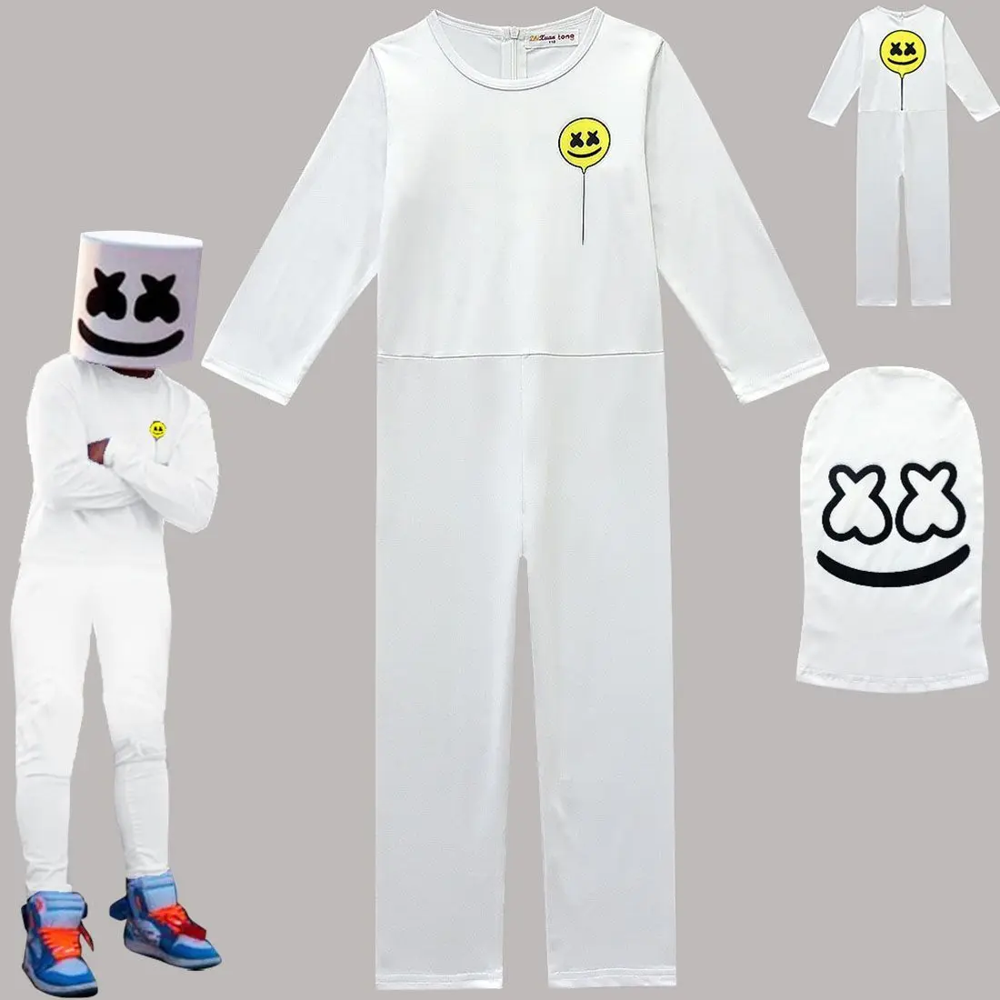 New Cool DJ Kids Clothes For Boys Christmas Party Cosplay Costume DJ Marshmello Kids Jumpsuit set DJ Music Children clothing set
New Cool DJ Kids Clothes For Boys Christmas Party Cosplay Costume DJ Marshmello Kids Jumpsuit set DJ Music Children clothing set