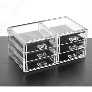 Acrylic Three floors Six drawers crystal Transparent Base Makeup Storage jewelry storage organizer box trending products 2019
Acrylic Three floors Six drawers crystal Transparent Base Makeup Storage jewelry storage organizer box trending products 2019