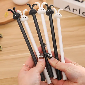 36pc/lot Soft black and white pen /long ears cartoon rabbit cute gel water ink pen / sign pen/student prize/creative stationery
36pc/lot Soft black and white pen /long ears cartoon rabbit cute gel water ink pen / sign pen/student prize/creative stationery
