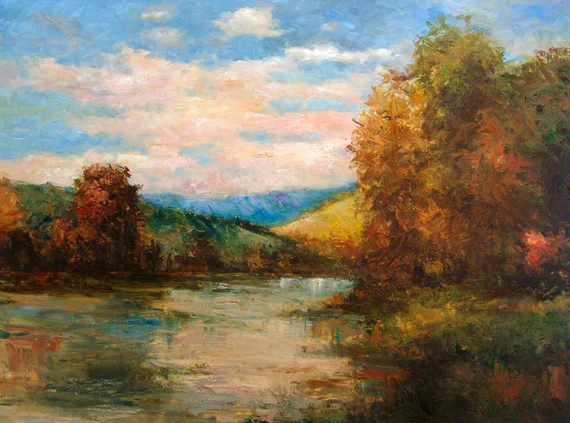 Hand-painted Oil Painting on Canvas High Quality Natural Scenery Oil Painting for Living Room Impressionist Oil Painting
Hand-painted Oil Painting on Canvas High Quality Natural Scenery Oil Painting for Living Room Impressionist Oil Painting