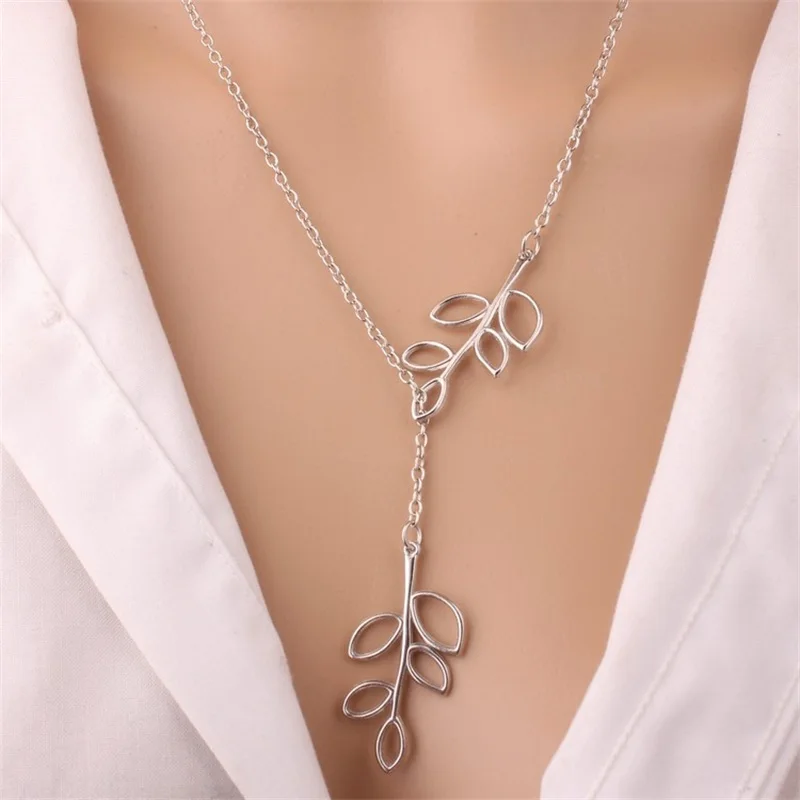 New Fashion Leaves Long Pendant Necklaces Elegant Clavicle Link Chain Necklaces For Women High Quality Wholesale x99
New Fashion Leaves Long Pendant Necklaces Elegant Clavicle Link Chain Necklaces For Women High Quality Wholesale x99