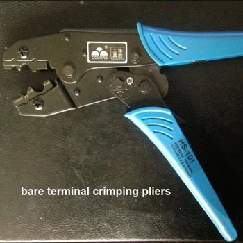 Good Quality 1 PC/Lot HS-101 Ratchet Crimping Plier 1.0-10mm Terminals Crimping Tools (EUROPEAN STYLE))
Good Quality 1 PC/Lot HS-101 Ratchet Crimping Plier 1.0-10mm Terminals Crimping Tools (EUROPEAN STYLE))