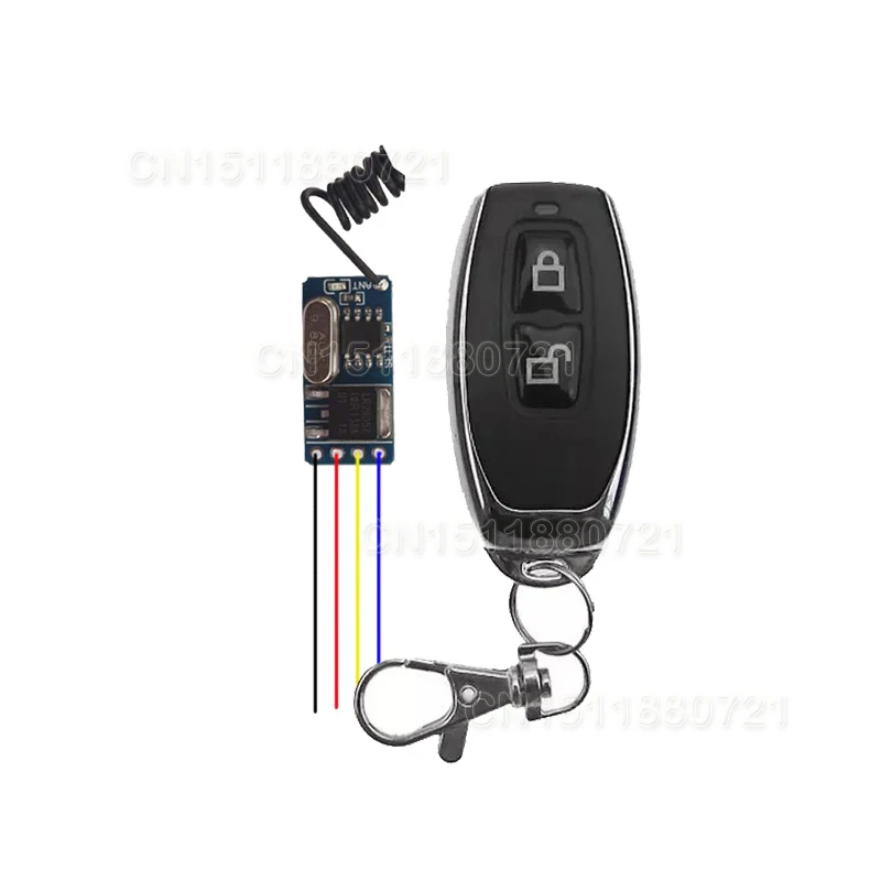 Micro Mini Remote Control Switch DC 3V 3.7V 4.5V 5V 6V 7.4V 12V Lithium Battery Wireless Switch Light Receiver PCB
Micro Mini Remote Control Switch DC 3V 3.7V 4.5V 5V 6V 7.4V 12V Lithium Battery Wireless Switch Light Receiver PCB