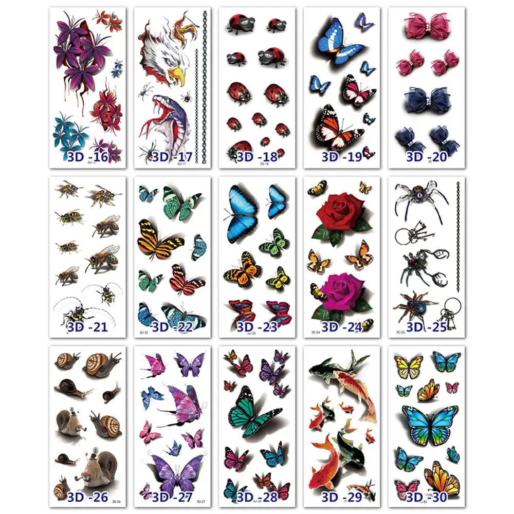 30 Pcs Two Set Hot Waterproof Tattoo Stickers Beautiful Flowers and Plants Cool Boy Girl Love Body Art Painting Makeup Tattoo
30 Pcs Two Set Hot Waterproof Tattoo Stickers Beautiful Flowers and Plants Cool Boy Girl Love Body Art Painting Makeup Tattoo