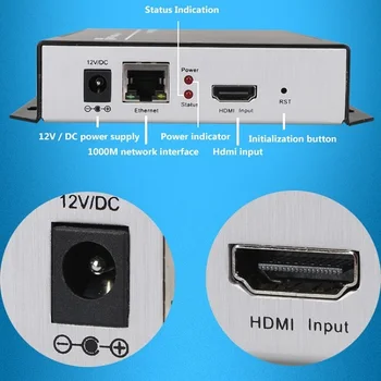 H.264 IPTV Encoder HDMI Video Encoder HDMI Encoder,Live Stream Broadcast, works with wowza, xtream codes,youtube...
H.264 IPTV Encoder HDMI Video Encoder HDMI Encoder,Live Stream Broadcast, works with wowza, xtream codes,youtube...