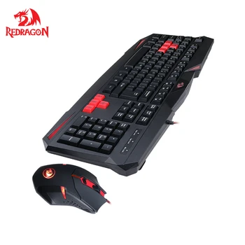 Redragon Gaming Keyboard Gaming Mouse Combo S101-2 LED Lighting Keyboard and Mouse Set Gaming Mouse and Keyboard Silent
Redragon Gaming Keyboard Gaming Mouse Combo S101-2 LED Lighting Keyboard and Mouse Set Gaming Mouse and Keyboard Silent