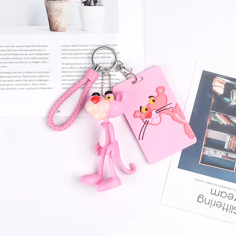 Pink Panther Leopard Cartoon Credit Card Key Holder Keychain Cactus Student Card Cover Bag Bank Bus ID Key Case Mini Card D154
Pink Panther Leopard Cartoon Credit Card Key Holder Keychain Cactus Student Card Cover Bag Bank Bus ID Key Case Mini Card D154