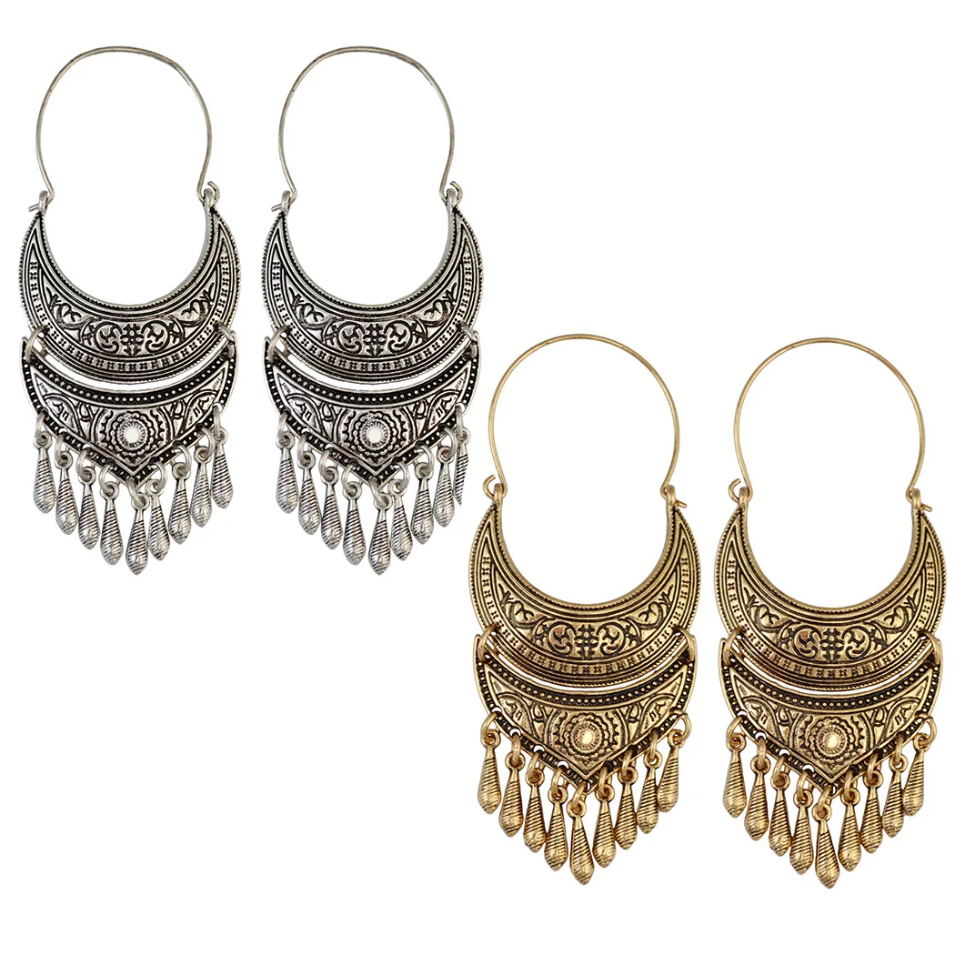 ZHENXIN pusheen Hand carved Chic Geometric Vintage fashion long earrings for womenGypsy Pakistan Hollow out jewelry
ZHENXIN pusheen Hand carved Chic Geometric Vintage fashion long earrings for womenGypsy Pakistan Hollow out jewelry