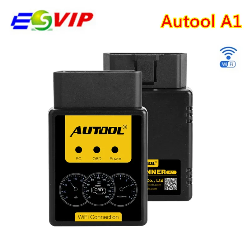 AUTOOL A1 OBD2 Scanner V1.5 Bluetooth/WIFI V1.5 Supports All OBDII Protocols Better Than ELM327 OBD II Diagnostic tool
AUTOOL A1 OBD2 Scanner V1.5 Bluetooth/WIFI V1.5 Supports All OBDII Protocols Better Than ELM327 OBD II Diagnostic tool