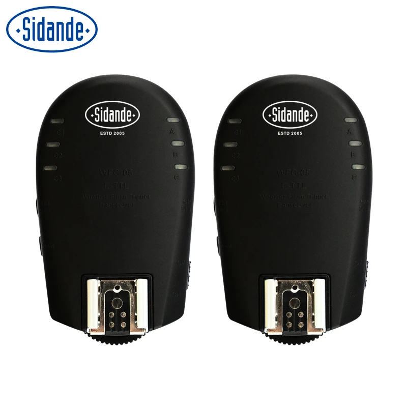Sidande Hi-speed Sync 1/8000s Wireless Flash Trigger E-TTL(II) Transceiver for Canon EOS 5D2/5D3/650D/600D/550D/450D/1100D/1000D
Sidande Hi-speed Sync 1/8000s Wireless Flash Trigger E-TTL(II) Transceiver for Canon EOS 5D2/5D3/650D/600D/550D/450D/1100D/1000D