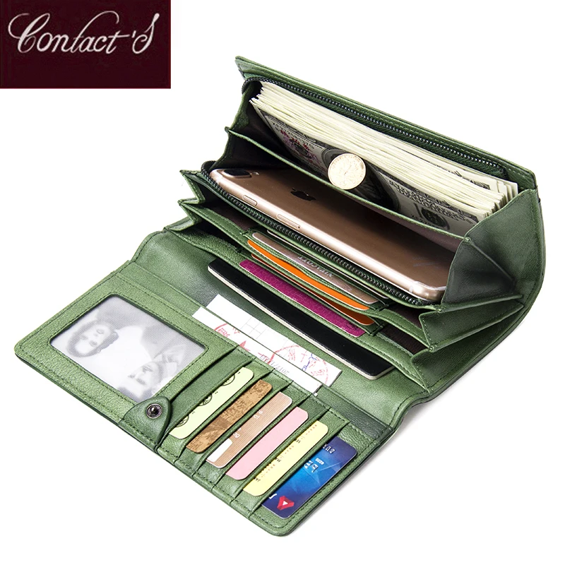 Contact's Handmade Knitting Wallets Women Sheep Leather Ladies Clutch Wallet Card Holder Zipper Coin Purse Female Phone Pocket
Contact's Handmade Knitting Wallets Women Sheep Leather Ladies Clutch Wallet Card Holder Zipper Coin Purse Female Phone Pocket